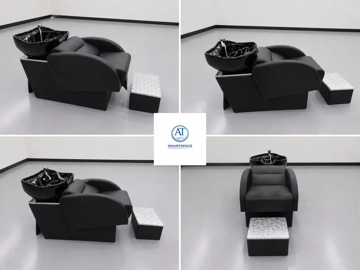 Luxury Salon Shampoo Bed with Basin – Reclining Hair Wash Station | AT Smartspace - Salon Equipment - AT Smartspace