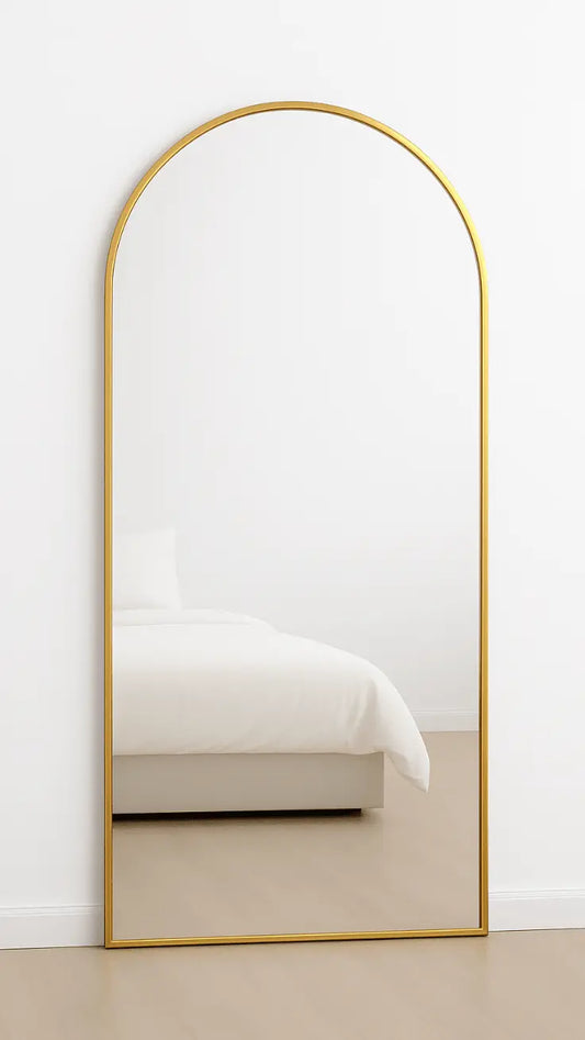 Gold Arched Mirror 60x165cm – Full Length Mirror | AT Smartspace - Mirror - AT Smartspace