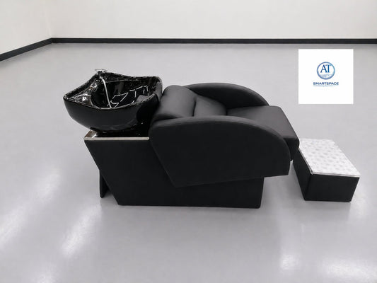 Luxury Salon Shampoo Bed with Basin – Reclining Hair Wash Station | AT Smartspace - Salon Equipment - AT Smartspace