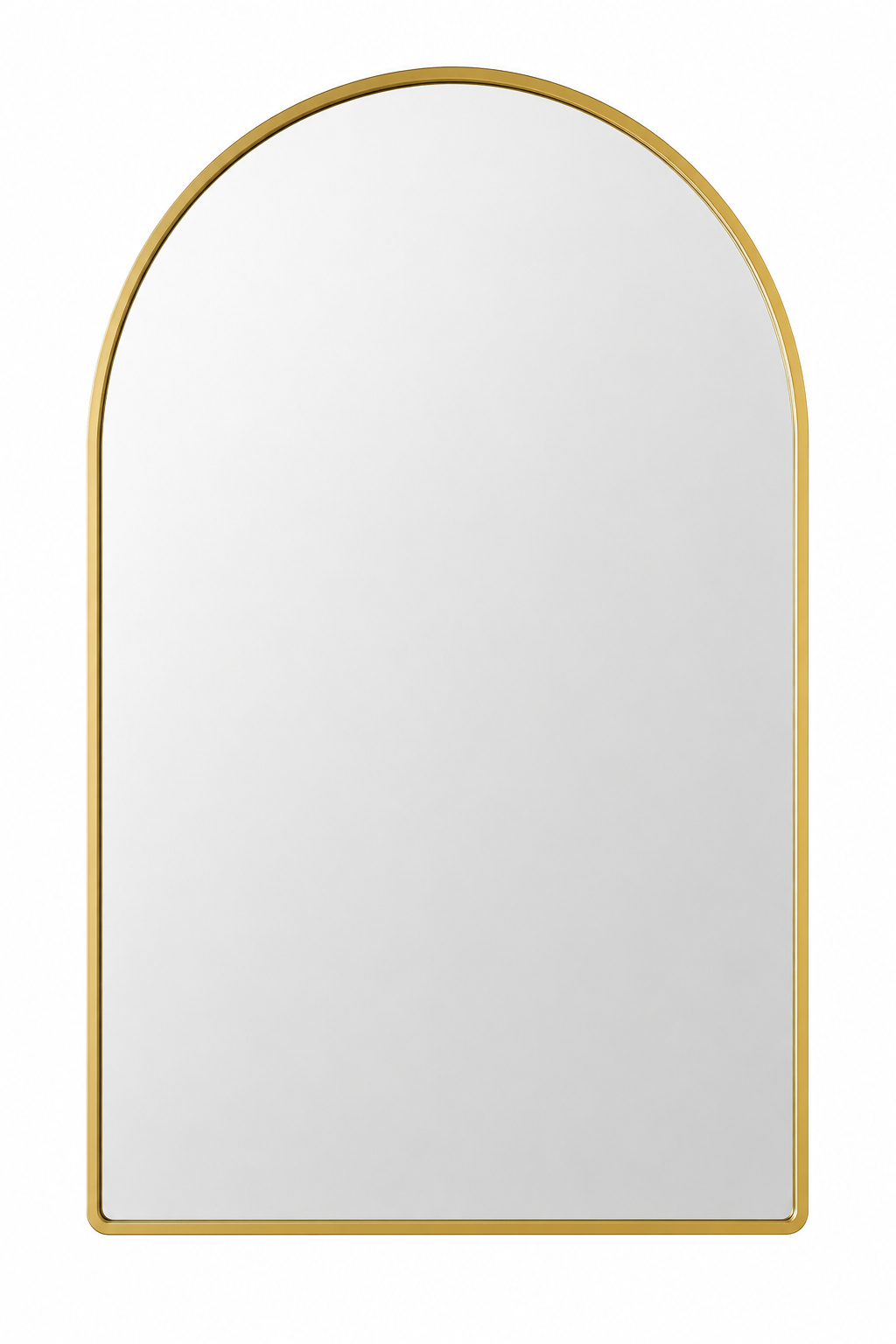 Gold Arched Mirror 60x90cm – Modern Bathroom Vanity | AT Smartspace