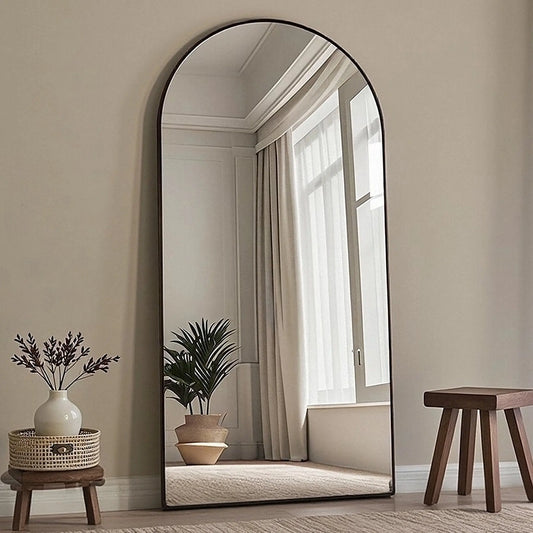 Black Arched Mirror 80x180cm – Full Length Mirror | AT Smartspace - Mirror - AT Smartspace