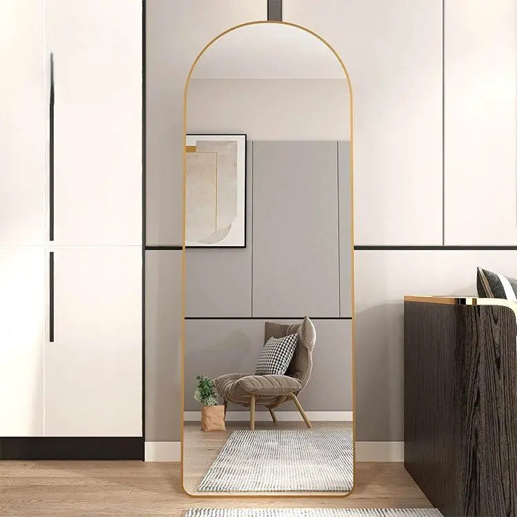 Gold Arched Mirror 50x160cm – Modern Mirror | AT Smartspace - Mirror - AT Smartspace
