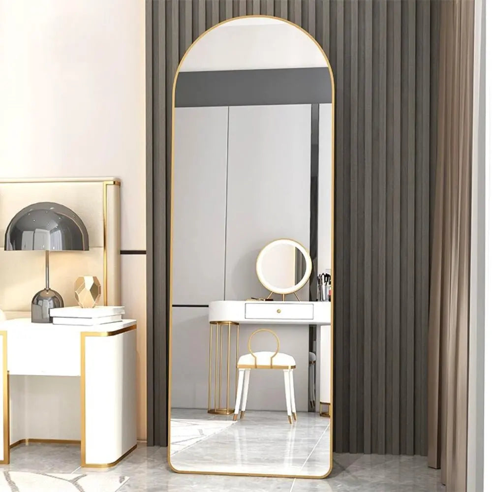 Gold Arched Mirror 50x160cm – Modern Mirror | AT Smartspace - Mirror - AT Smartspace