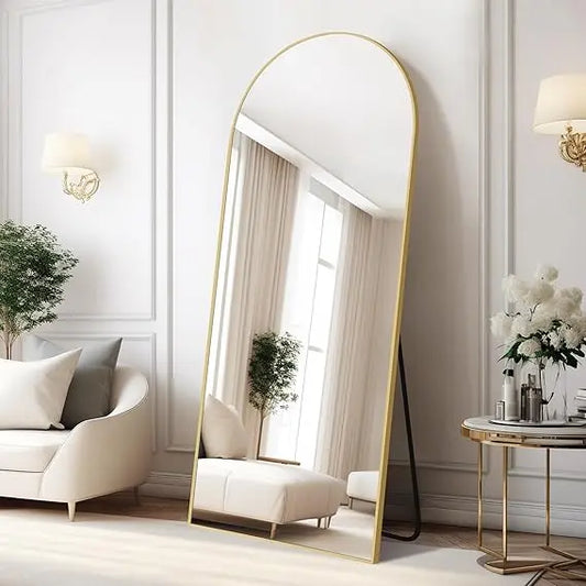Gold Arched Mirror 65x170cm – Full Length Mirror | AT Smartspace - Mirror - AT Smartspace
