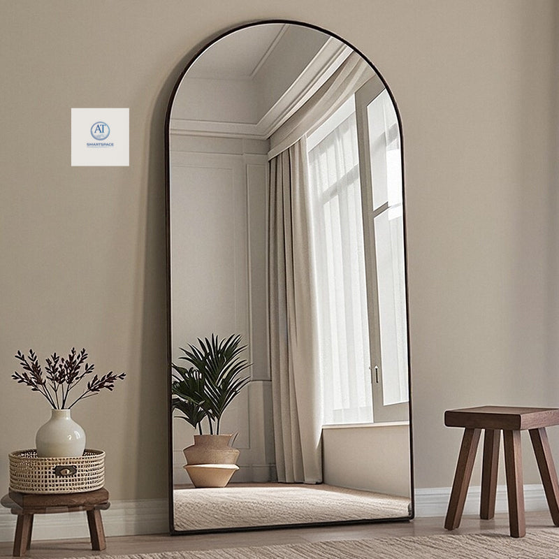 Black Arched Mirror 80x180cm – Full Length Mirror | AT Smartspace