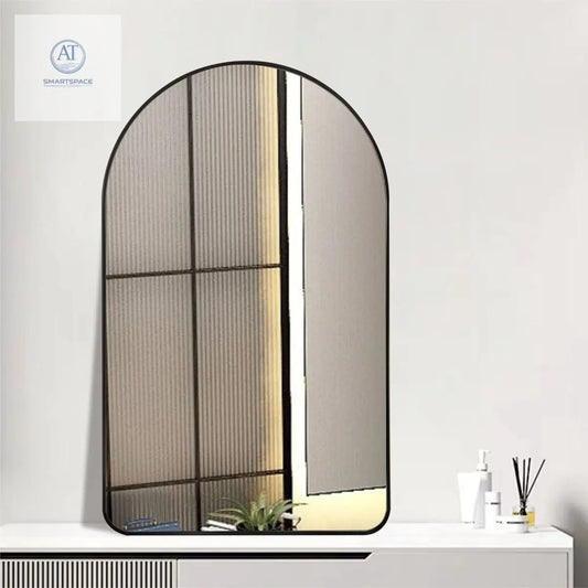 Black Arched Mirror 60x90cm – Modern Bathroom Vanity | AT Smartspace - Mirror - AT Smartspace